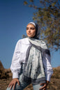 Satin Printed Hijab