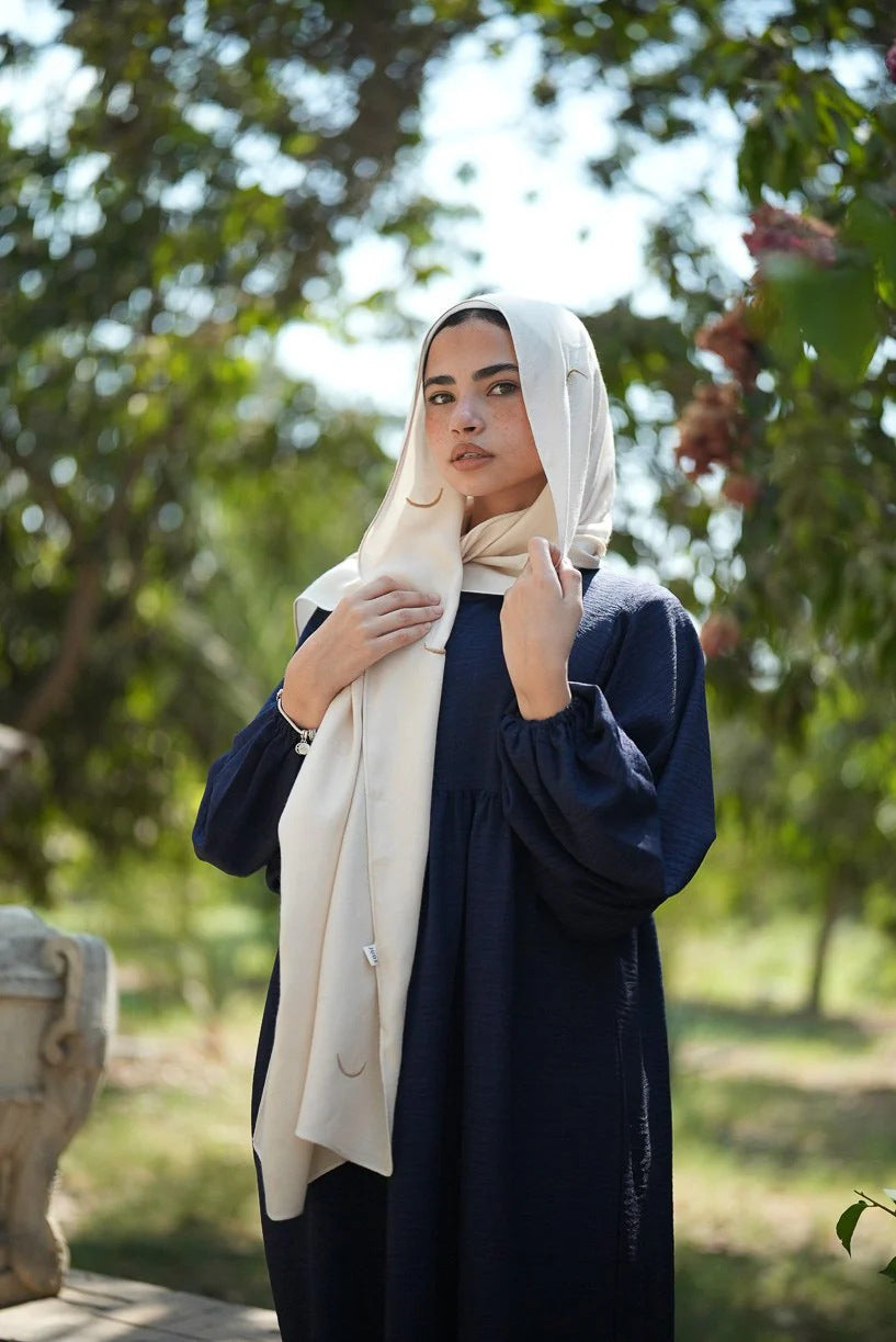 Satin Printed Hijab