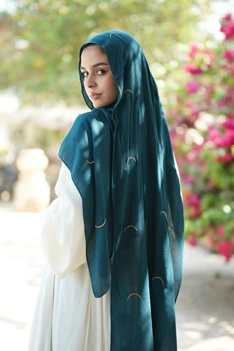 Satin Printed Hijab