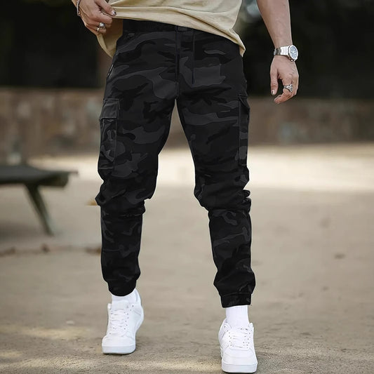 Retro Multi-pocket Camouflage Cargo Pants
