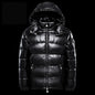 Short Coat Trendy Men's Glossy Thickened Down Jacket