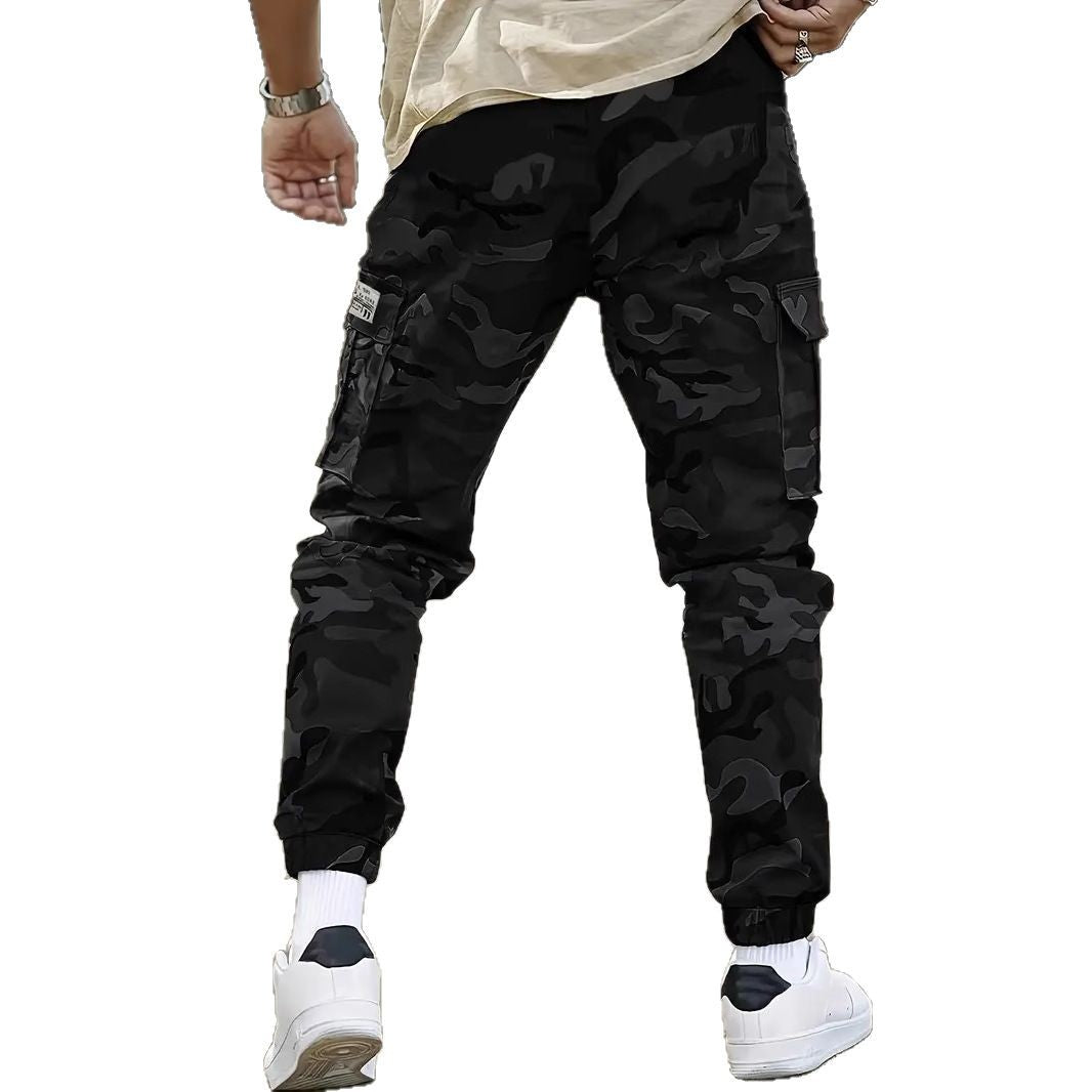 Retro Multi-pocket Camouflage Cargo Pants