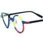 New Round Triangle Glasses Frame For Men And Women