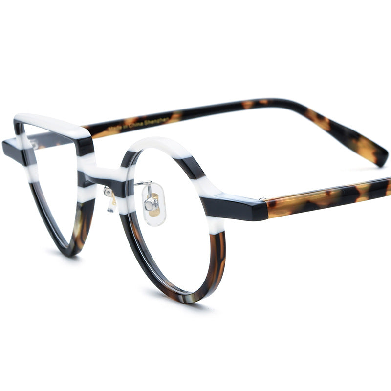New Round Triangle Glasses Frame For Men And Women