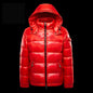 Short Coat Trendy Men's Glossy Thickened Down Jacket