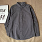 Men's Long Sleeve Simple Korean Casual Loose Shirt