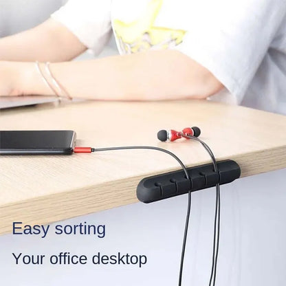 Self-Adhesive Power Cord Cord Manager Fixed Chuck Plug Mouse Cable