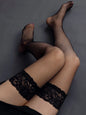 Sexy Black Fishnet Non-Slip Stockings Women Hollow Out Tight High Over