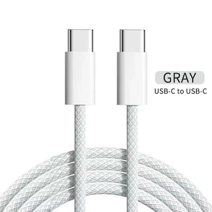 PD 60W USB-C To Type C Cable for IPhone 15 16 Pro Fast Charging Wire