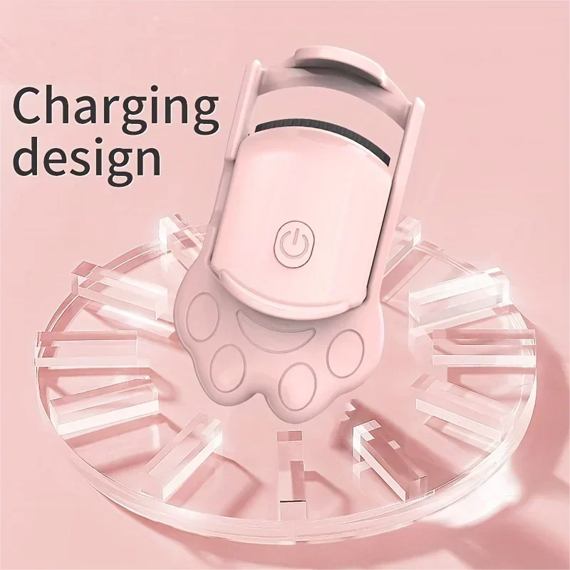 Electric Heated Eyelash Curler For Lasting Styling Portable Lash Lift