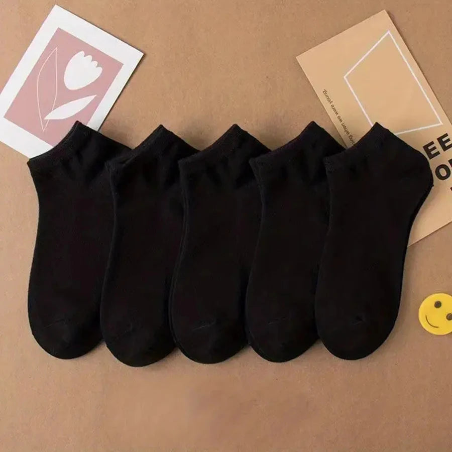 5/10/40 Pairs Men Boat Socks Business Sport Sweat Absorption Mature