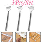silvery Telescopic Back Scratcher,  Portable Extendable Stainless