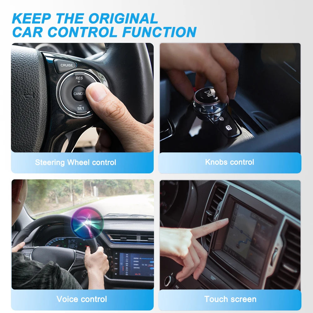 NEW Mini 2in1 Wireless Carplay Adapter And Android Auto Wireless