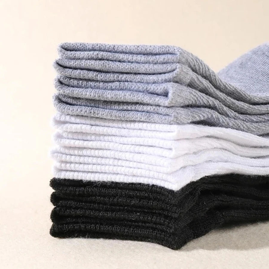 5/10/40 Pairs Men Boat Socks Business Sport Sweat Absorption Mature