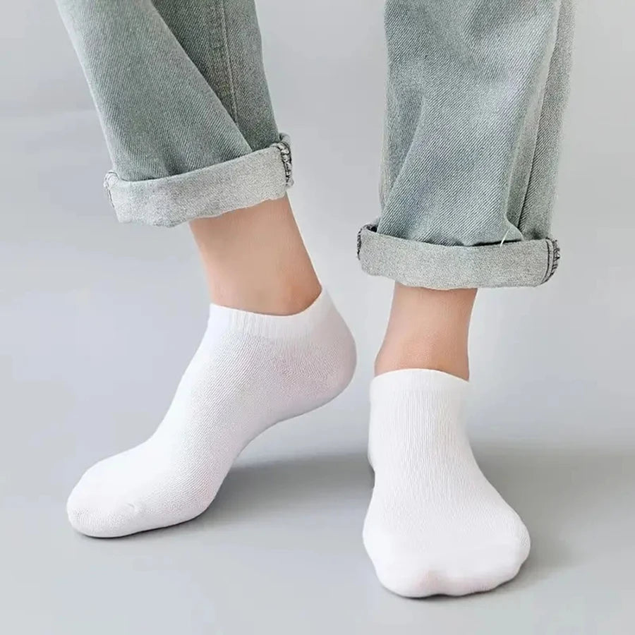 5/10/40 Pairs Men Boat Socks Business Sport Sweat Absorption Mature