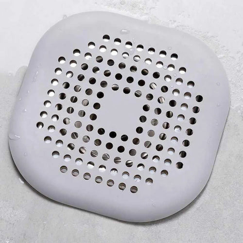 Square Silicone Floor Drain Sticker Bathroom Sewer Hair Filter Drain