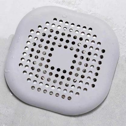 Square Silicone Floor Drain Sticker Bathroom Sewer Hair Filter Drain
