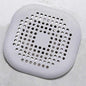 Square Silicone Floor Drain Sticker Bathroom Sewer Hair Filter Drain