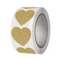 500 pcs / 1 roll ，kraft round self-adhesive label paper items