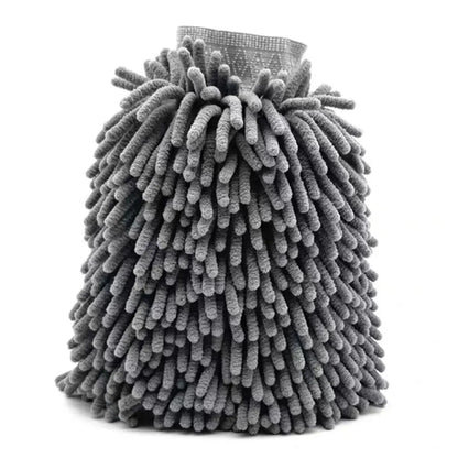 Microfiber Car Wash Mitt Double Sided Chenille Auto Gloves Ultra