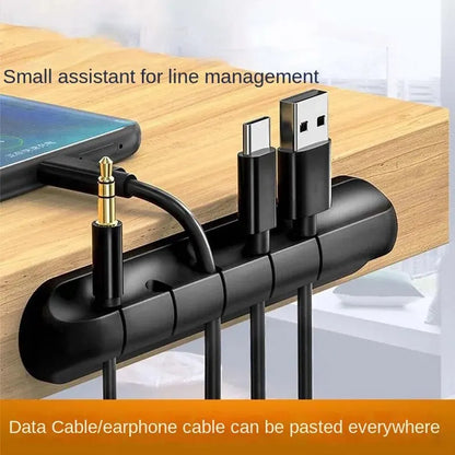 Self-Adhesive Power Cord Cord Manager Fixed Chuck Plug Mouse Cable
