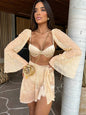 Deanea Tassel three piece swimsuit