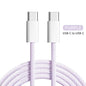 PD 60W USB-C To Type C Cable for IPhone 15 16 Pro Fast Charging Wire