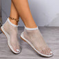 Luxury Round Toe Flat Bottom Sandals