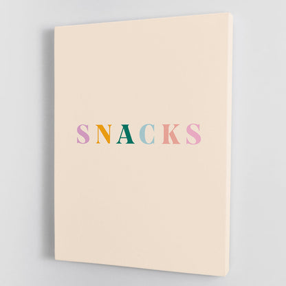 Snacks Canvas Print or Poster