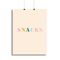 Snacks Canvas Print or Poster