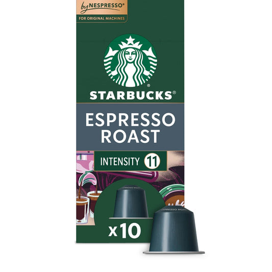 Starbucks by Nespresso Espresso Roast Coffee Pods for Original Machine