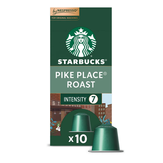 Starbucks by Nespresso Pike Place Roast Coffee Pods for Original Machi