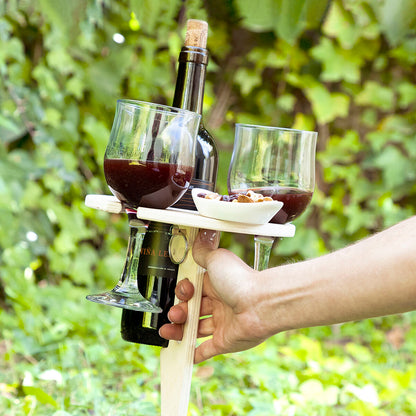 Folding and Portable Wine Table for Outdoors Winnek InnovaGoods