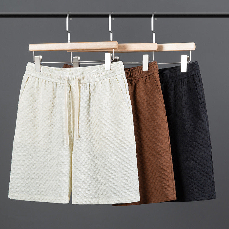 Lapel Short Sleeve Shorts Suit