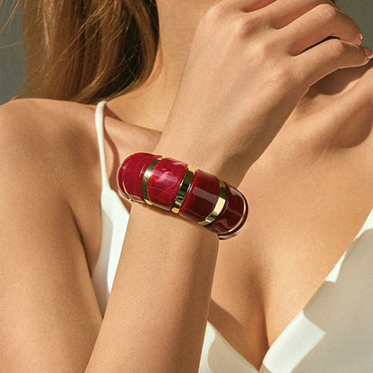 Ins Fashion Acrylic Bracelet Temperament Geometric Jewelry For Women