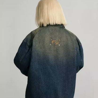 Autumn High-grade Handsome Denim Coat