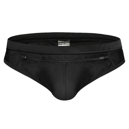 Back Pocket Men's Front Pocket Zipper Design