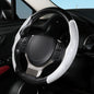 Car Carbon Fiber Pattern Glossy Car Steering Wheel Cover
