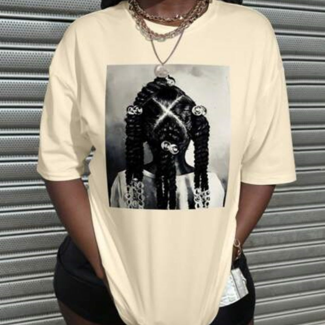 Women's Casual Print Short Sleeve