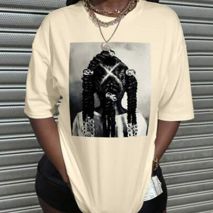Women's Casual Print Short Sleeve