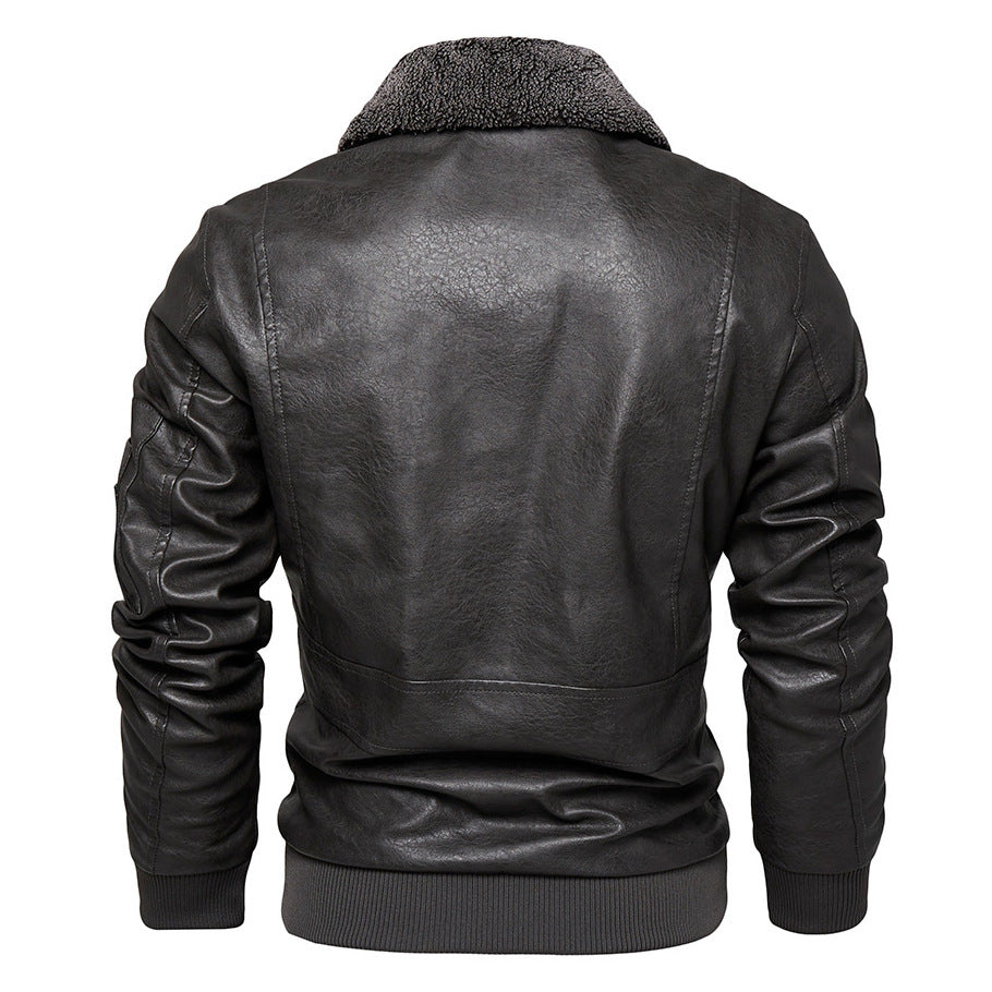 Slim Fit Leather Jacket