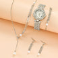 Diamond Women Watches Luxury Fashion Rhinestone Quartz Bracelet Wrist