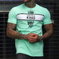 Men's Casual 3D Digital Printed Round Neck Short Sleeved Shirt