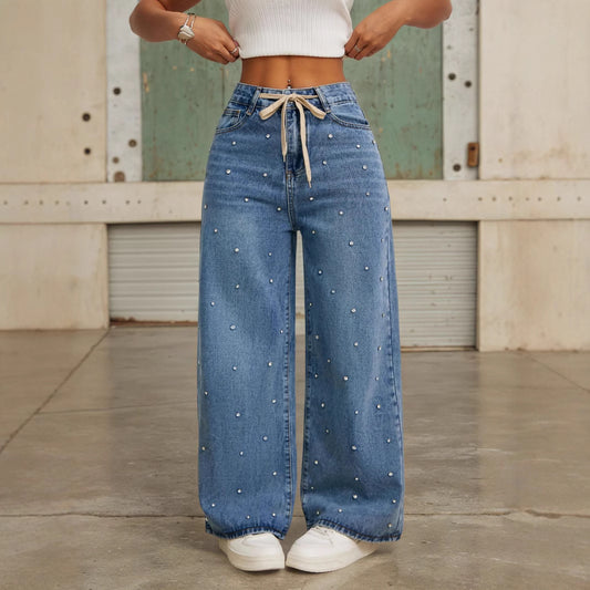 High Waist Wide Leg Pants