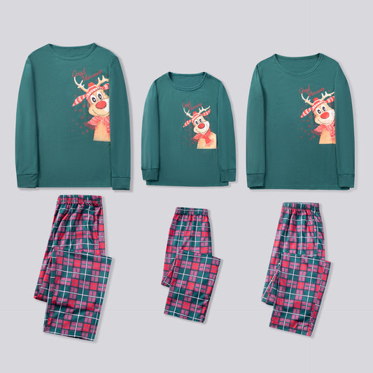 Christmas Printed Parent-child Pajamas