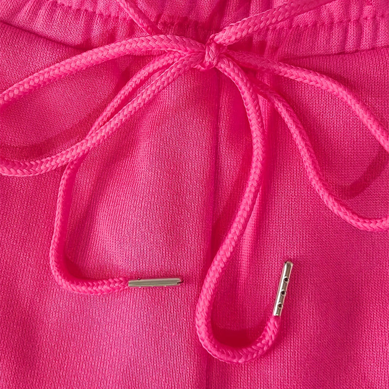 Women's Stretchy Drawstring Dual Pockets Casual Sweats