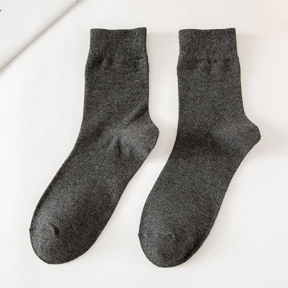 Tube Socks Autumn And Winter Solid Color