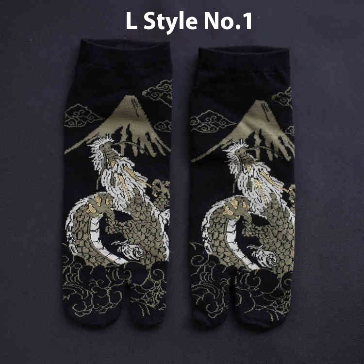 Cotton Two-finger Socks