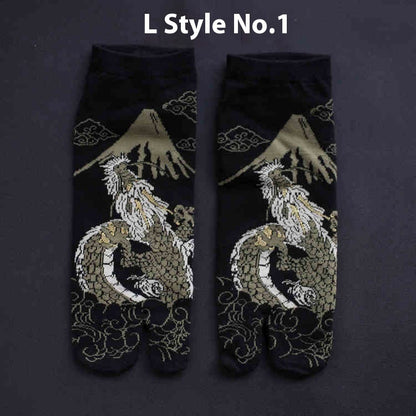 Cotton Two-finger Socks