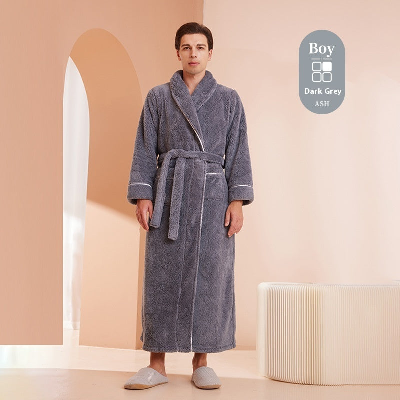 Thickened Cotton Velvet Robe